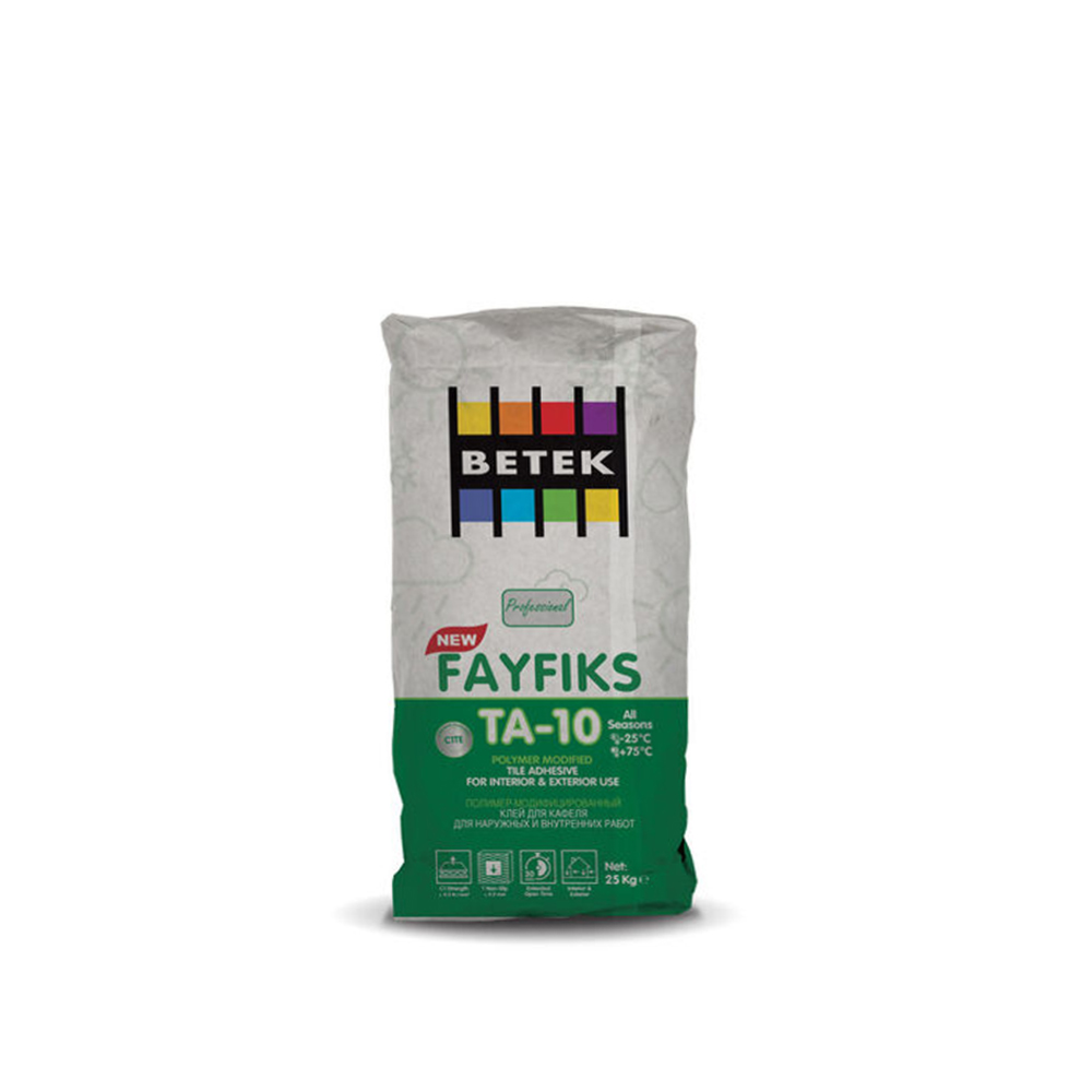 Betek Fayfiks 25კგ — წებოცემენტი